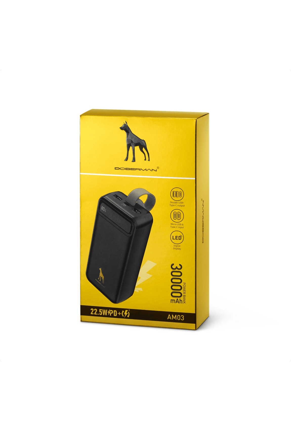 Power Bank Doberman 30000 mAh 22.5W Фото 1