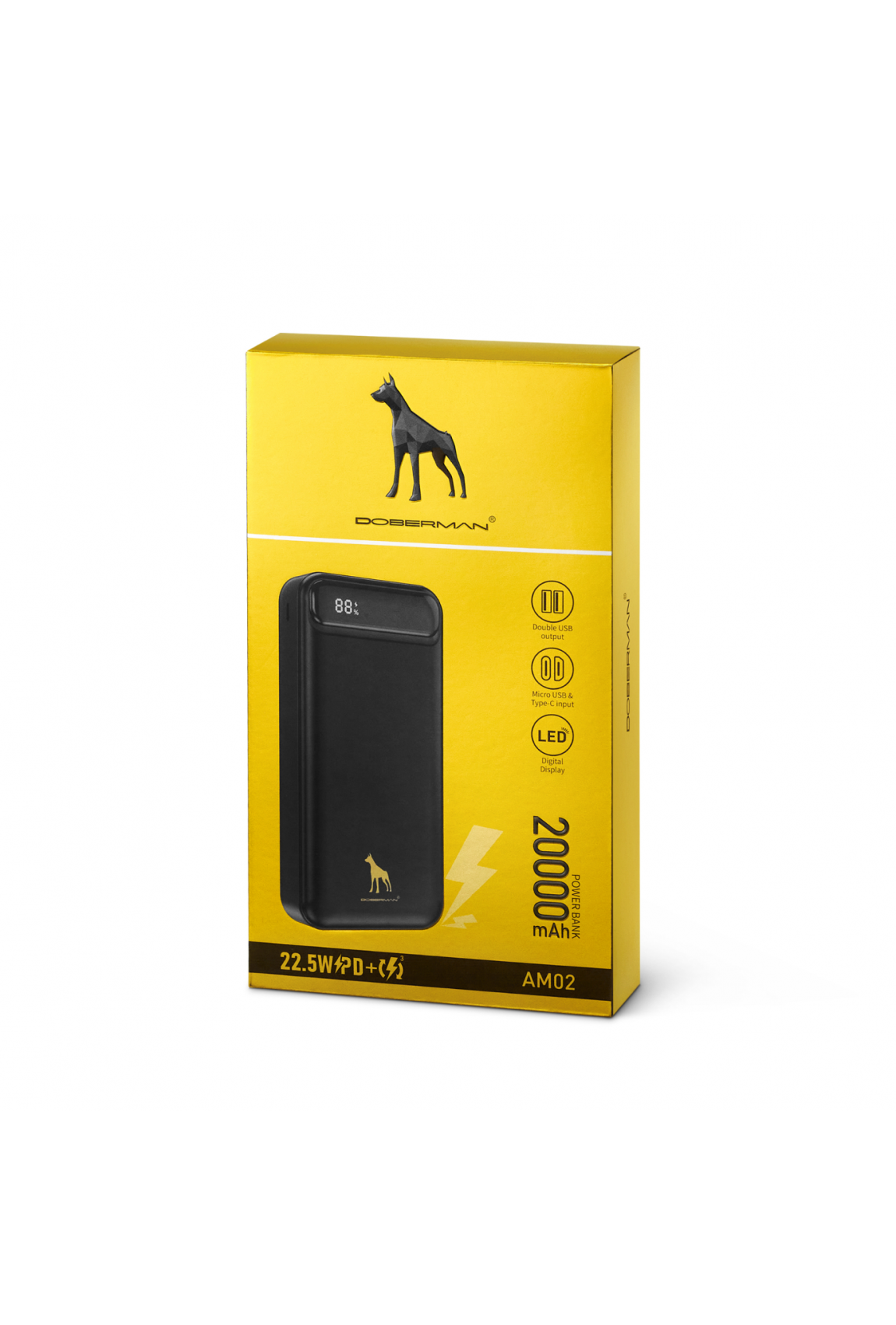 Power Bank Doberman 20000mAh 22.5W  Фото 3