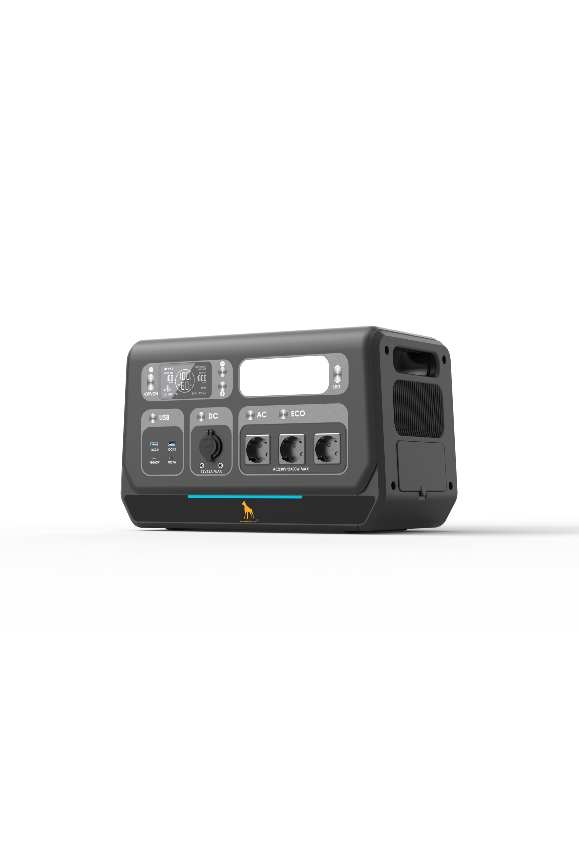 Портативна зарядна станція Doberman 2400W